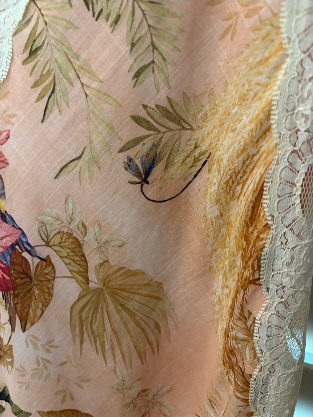 Zimmermann Lace Trim Pink Peach Slip - Picture 9 of 9